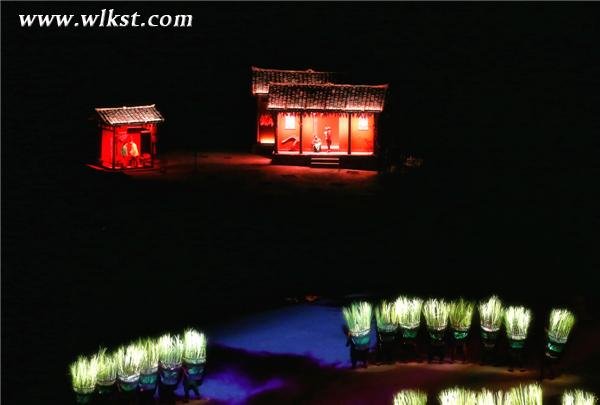 　“印象武隆”美轮美奂的演出舞台(王俊杰/拍摄)