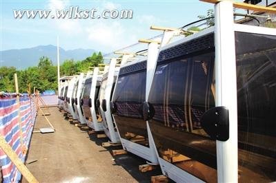 重庆武隆芙蓉江索道改扩建项目80%索道设备已进场