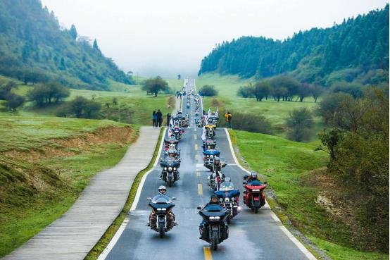 霸气！300辆哈雷机车“骑”聚仙女山，国内尚属首次