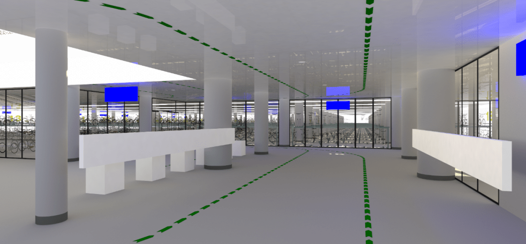 荷兰这个8000㎡自行车停车场，一面沉浸式的玻璃墙美翻了，网友：别人家的“自行车棚”