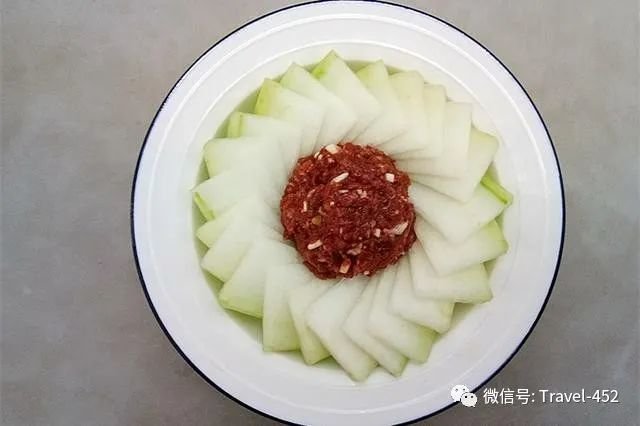 冬瓜蒸牛肉饼