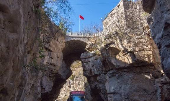 太行古村凉沟桥不用进村就把你美呆了