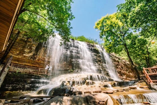 最美景色在我身边 ｜ 邯郸京娘湖黄金景点之龙壁岩瀑布
